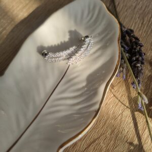 Angel feather earings